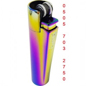 Clipper Metal Taşlı Çakmak -Multicolor